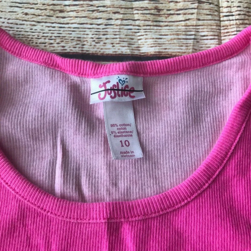 Justice/Faded Glory Girl’s Shirt and Shorts outfit Kid’s Youth Size 10